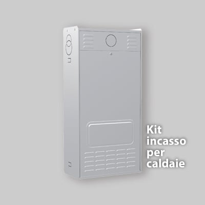 KIT INVOLUCRO INCASSO PER INSTALLAZIONE CALDAIA ALL'ESTERNO