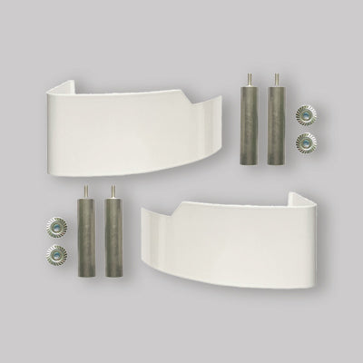 COPPIA PIEDINI ESTETICI PER VENTILCONVETTORE "SL AIR" ULTRASLIM