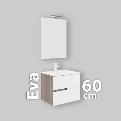 COMPOSIZIONE MOBILE DA BAGNO EVA 60