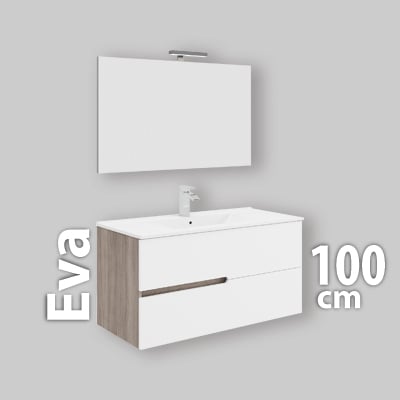 COMPOSIZIONE MOBILE DA BAGNO EVA 100