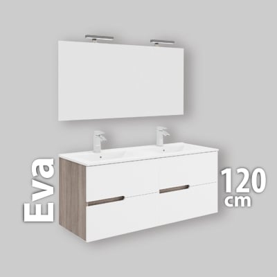 COMPOSIZIONE MOBILE DA BAGNO EVA 120