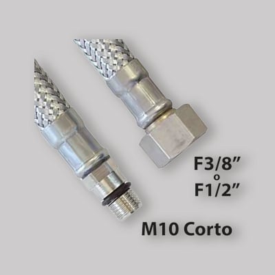 FLESSIBILE ACCIAIO INOX PER MONOCOMANDO CORTO F