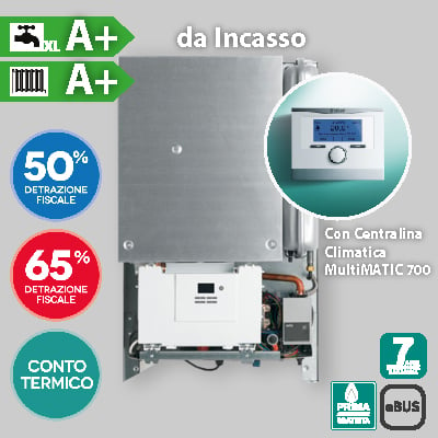 CALDAIA A CONDENSAZIONE DA INCASSO "ecoINWALL PLUS VMW" CON CENTRALINA "multiMATIC 700"