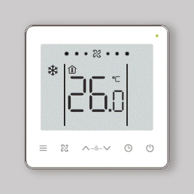 TERMOSTATO CON DISPLAY A BORDO MACCHINA PER VENTILCONVETTORE "JOLLY TOP" FERROLI