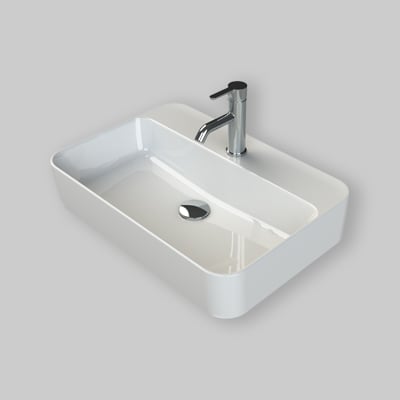 LAVABO DA APPOGGIO RETTANGOLARE CPR "SERIE ONE"